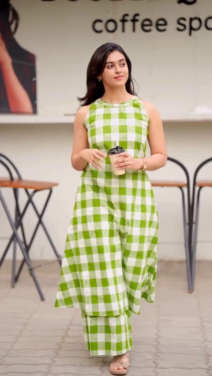 Breezy Elegance – Cotton Linen Kurta Set for Everyday Comfort