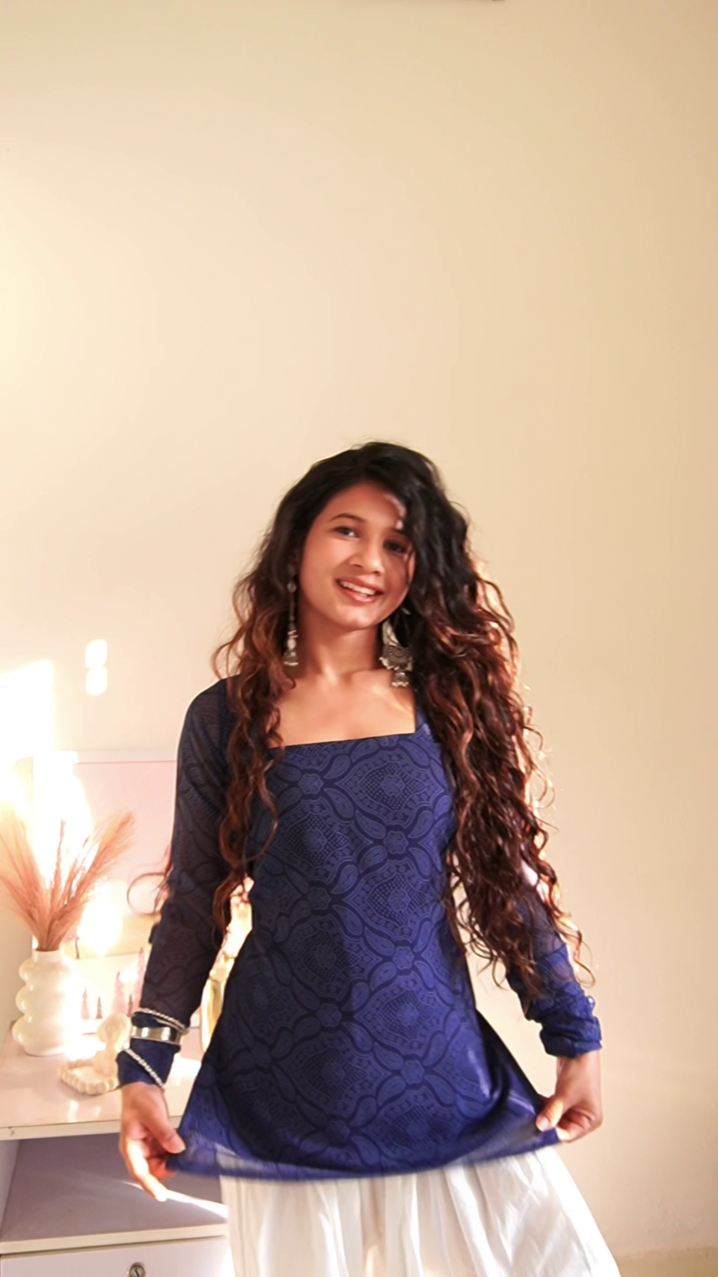 Stylish Bell Sleeve Short Kurti – Feminine Charm Meets Modern Comfort