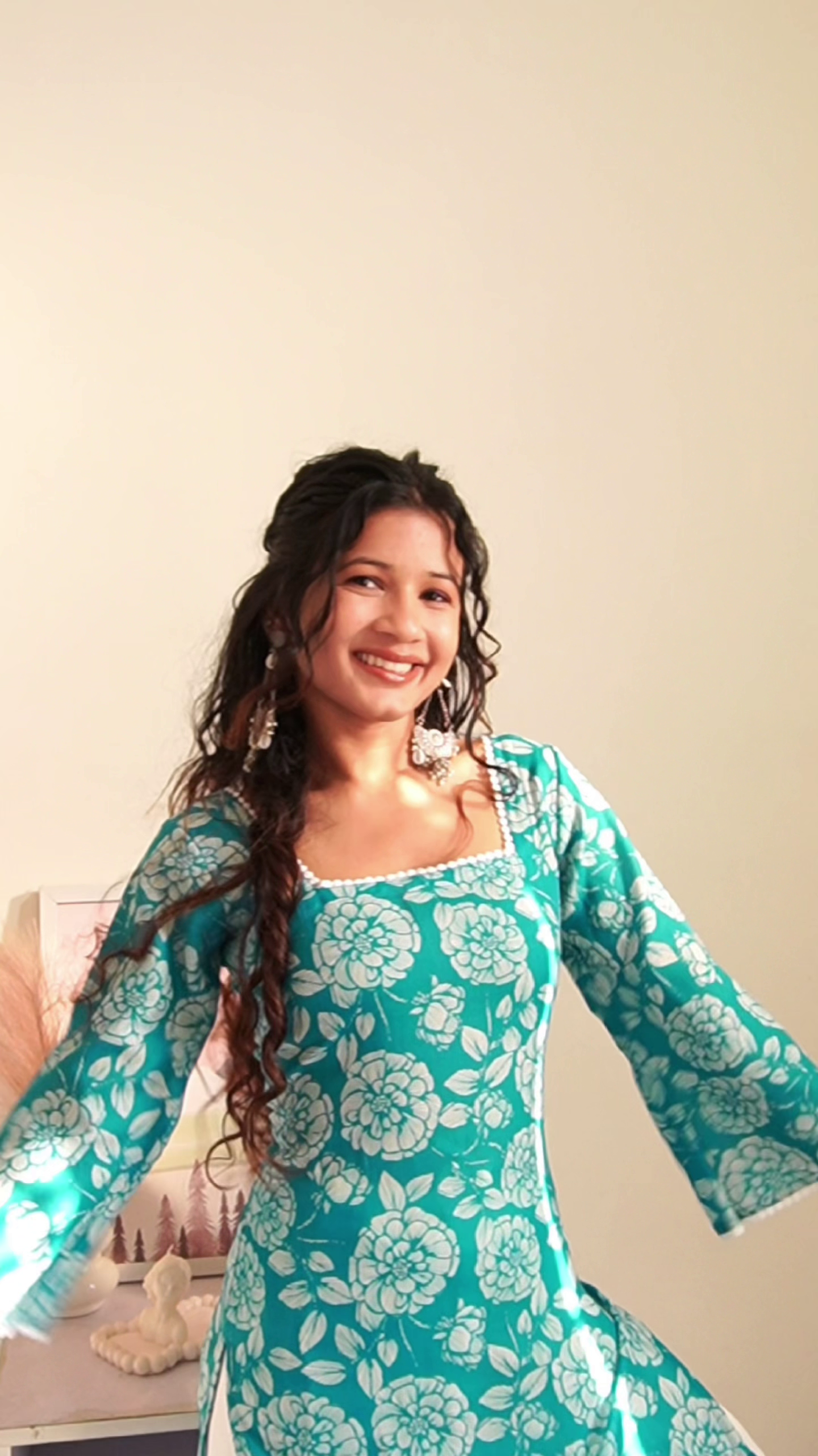 Stylish Bell Sleeve Short Kurti – Feminine Charm Meets Modern Comfort