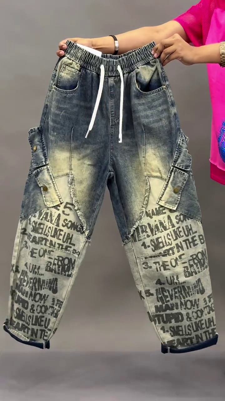 Men’s Baggy Cargo Jeans – Urban Streetwear Meets Functional Comfort