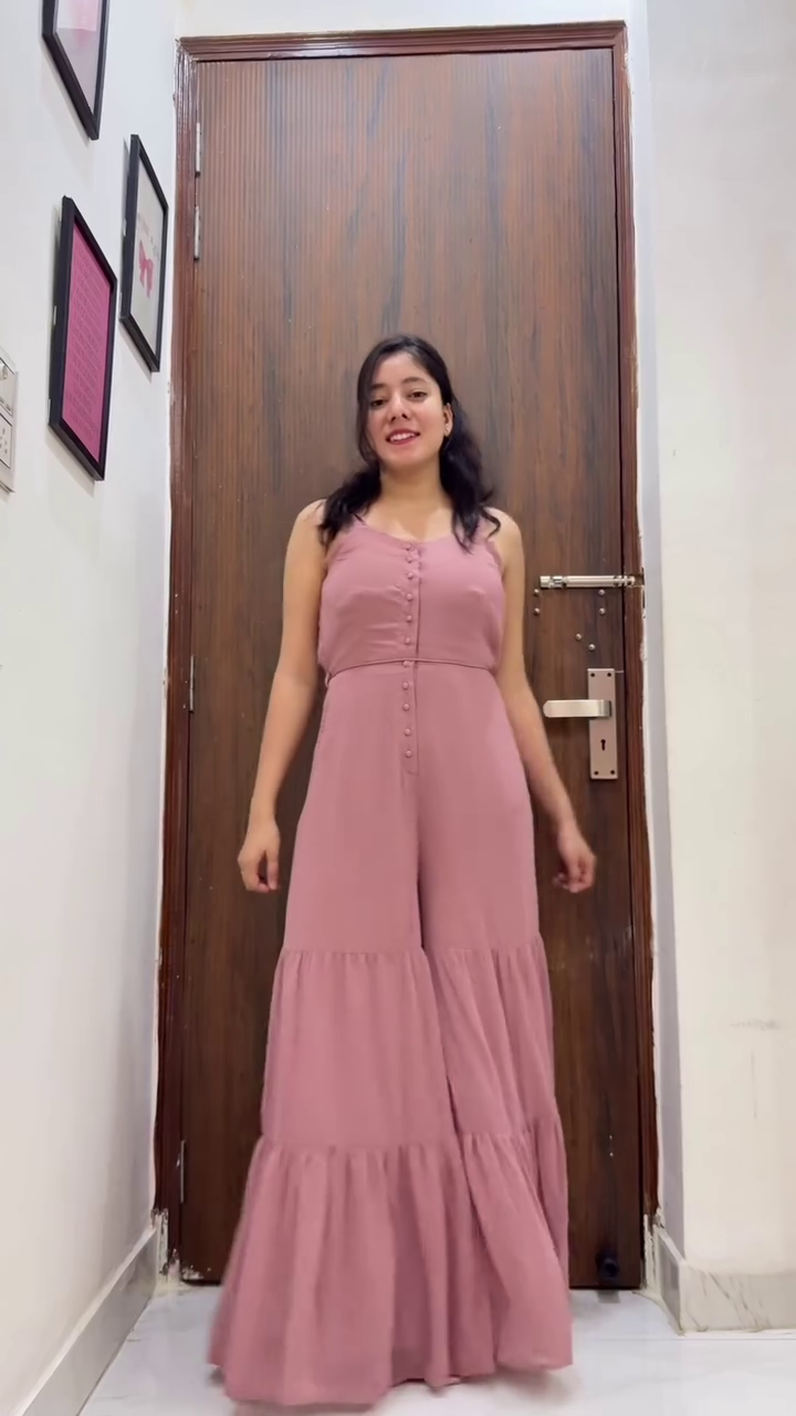 Chic Women’s Floral Print Jumpsuit with Convenient Insert Pockets – Effortless Style & Comfort