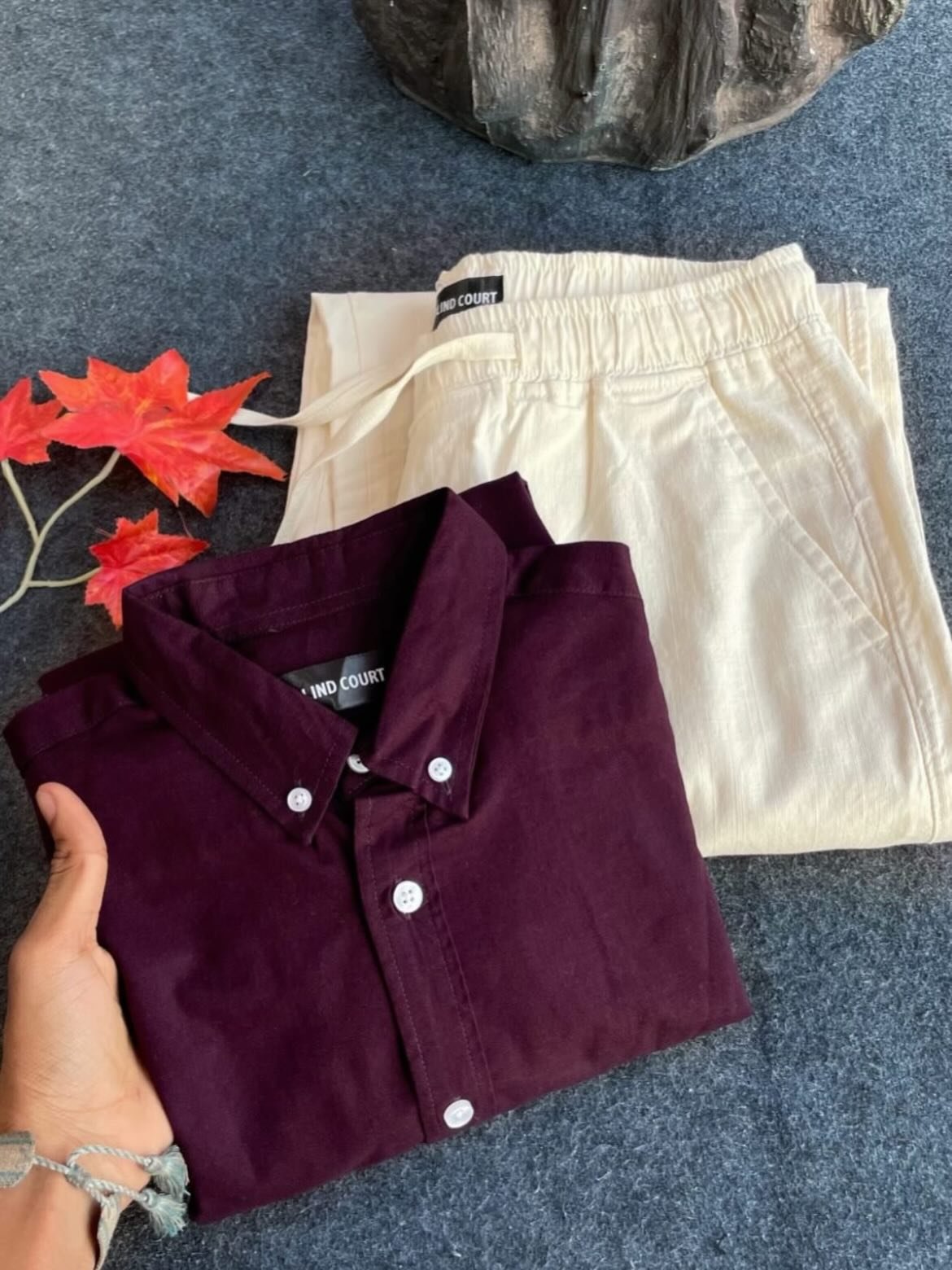 Effortless Casual Linen Shirt & Trouser Set – Breathable Comfort Meets Timeless Style