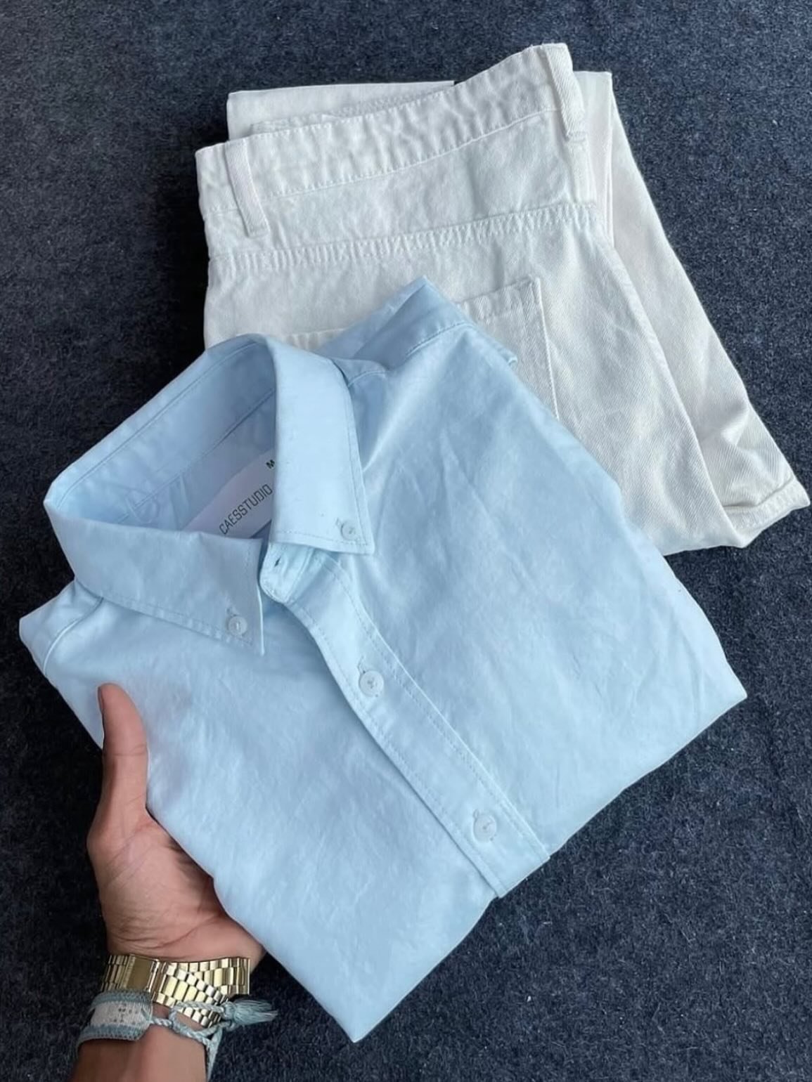 Effortless Casual Linen Shirt & Trouser Set – Breathable Comfort Meets Timeless Style