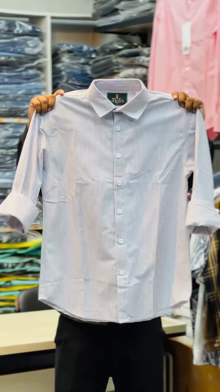 Men’s Striped Formal Shirt – Classic Elegance with a Modern Edge