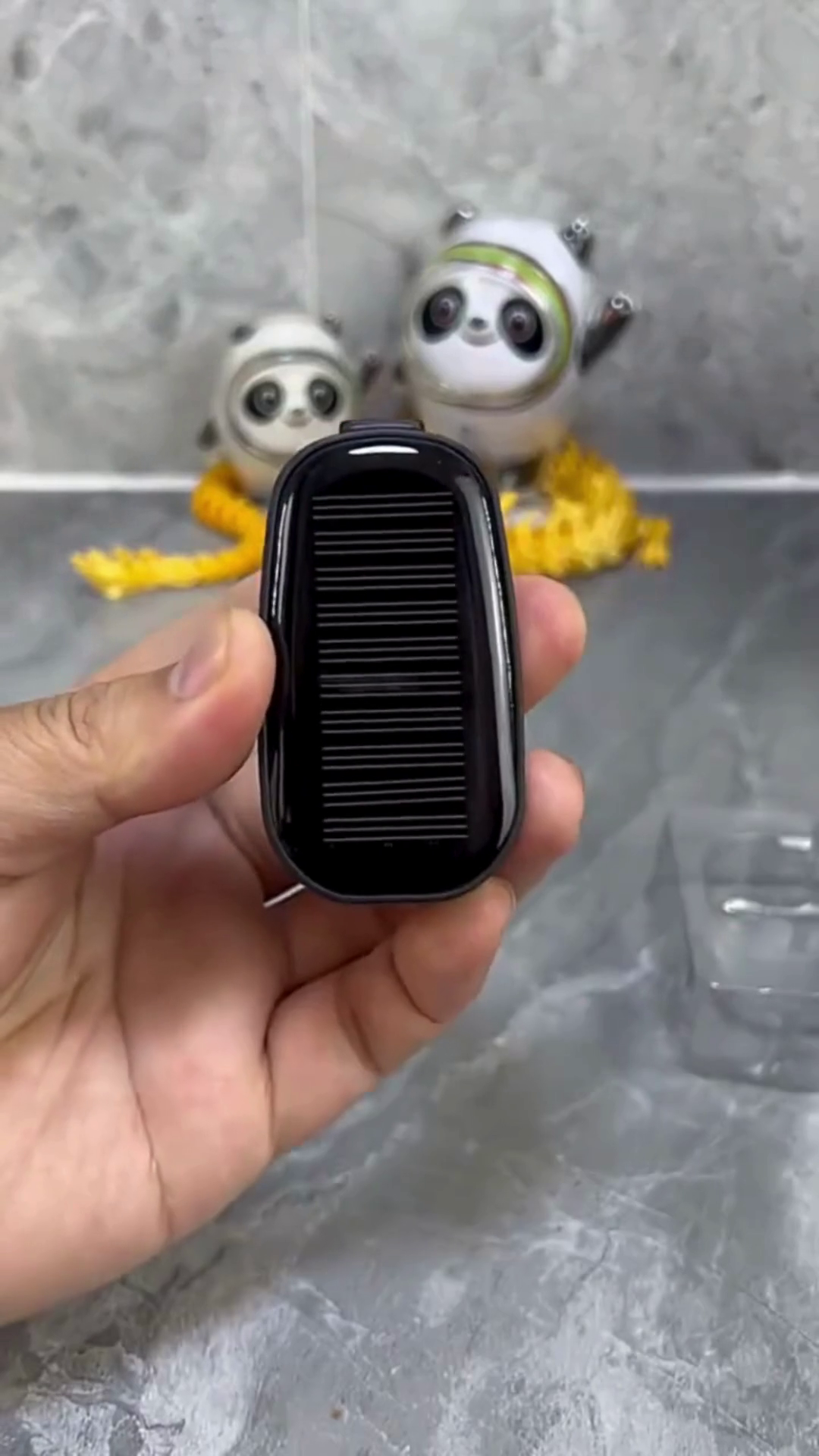 Smartphone Charging Anywhere: Portable Solar Keychain Power Bank for On-the-Go Power