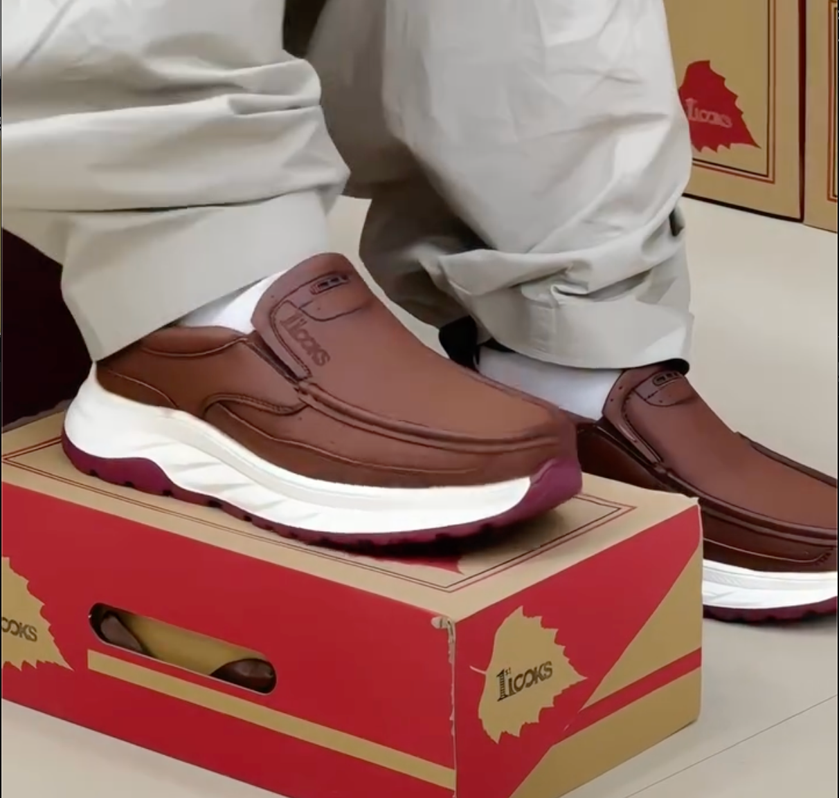 First Look New Casual Shoes – Premium Genuine Leather Style for Everyday Comfort