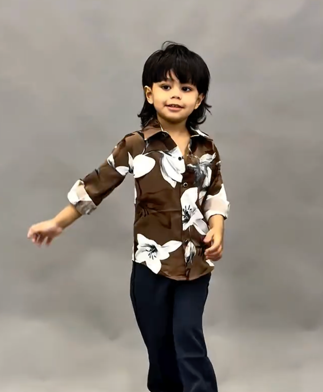 Adorable Floral Style Combo for Kids – Printed Shirt with Bootcut Pants | Just ₹149