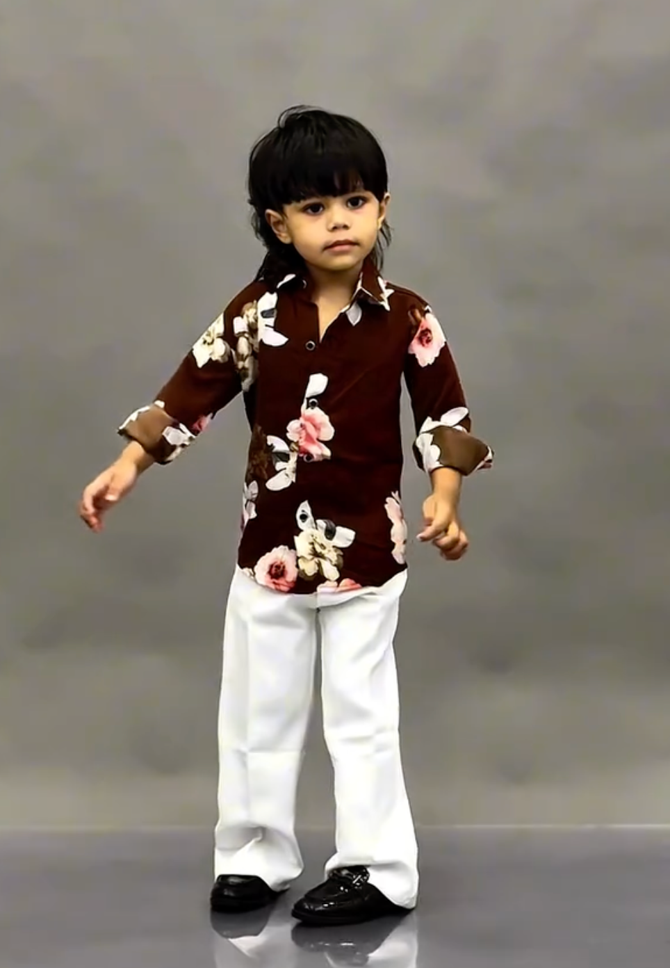 Adorable Floral Style Combo for Kids – Printed Shirt with Bootcut Pants | Just ₹149