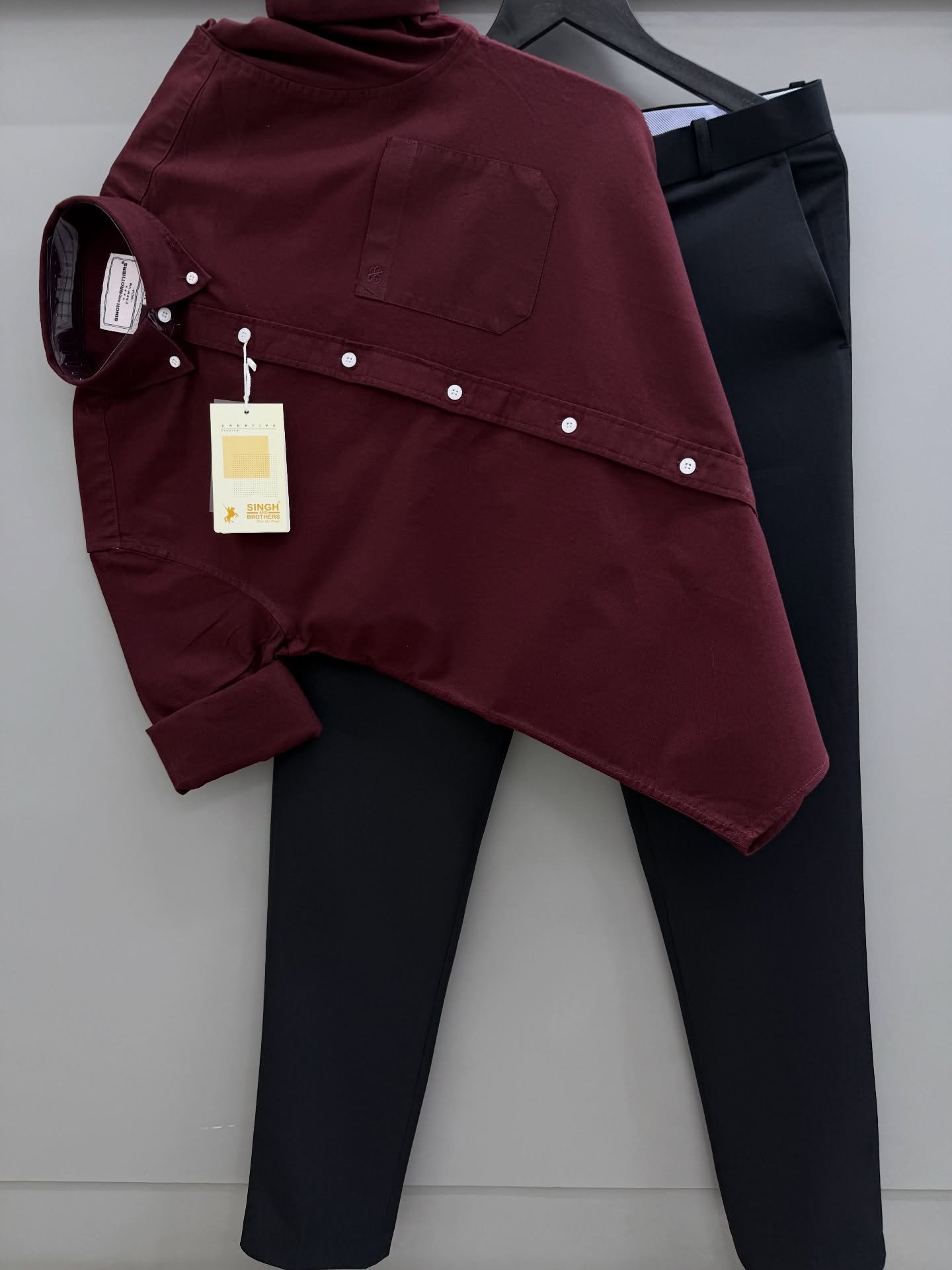 Premium Cotton Oxford Shirt & Formal Pant Combo – Smart Office Look at Just ₹99!