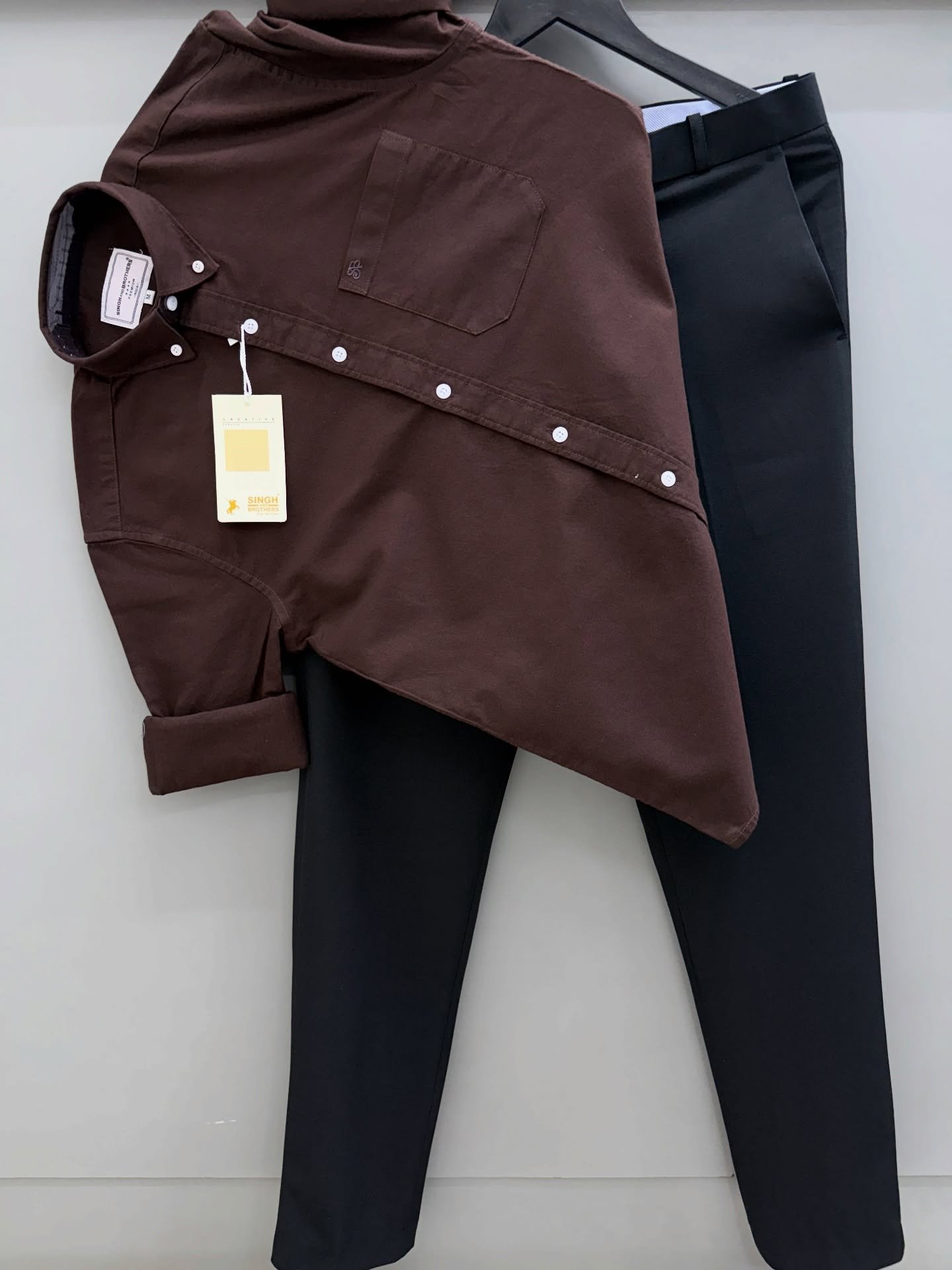 Premium Cotton Oxford Shirt & Formal Pant Combo – Smart Office Look at Just ₹99!