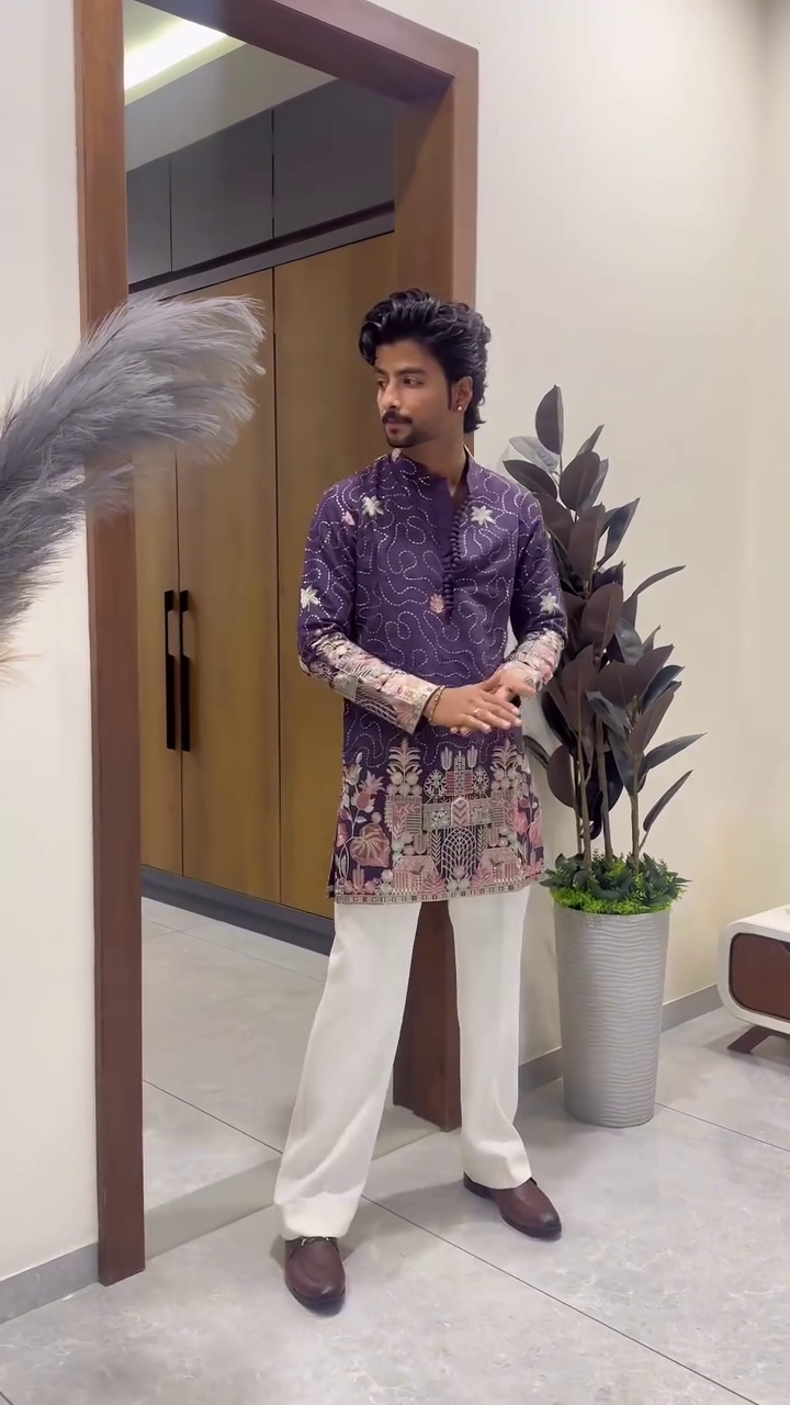 Modern Royal Vibes – Men’s Indo-Western Fashion at Just ₹149!