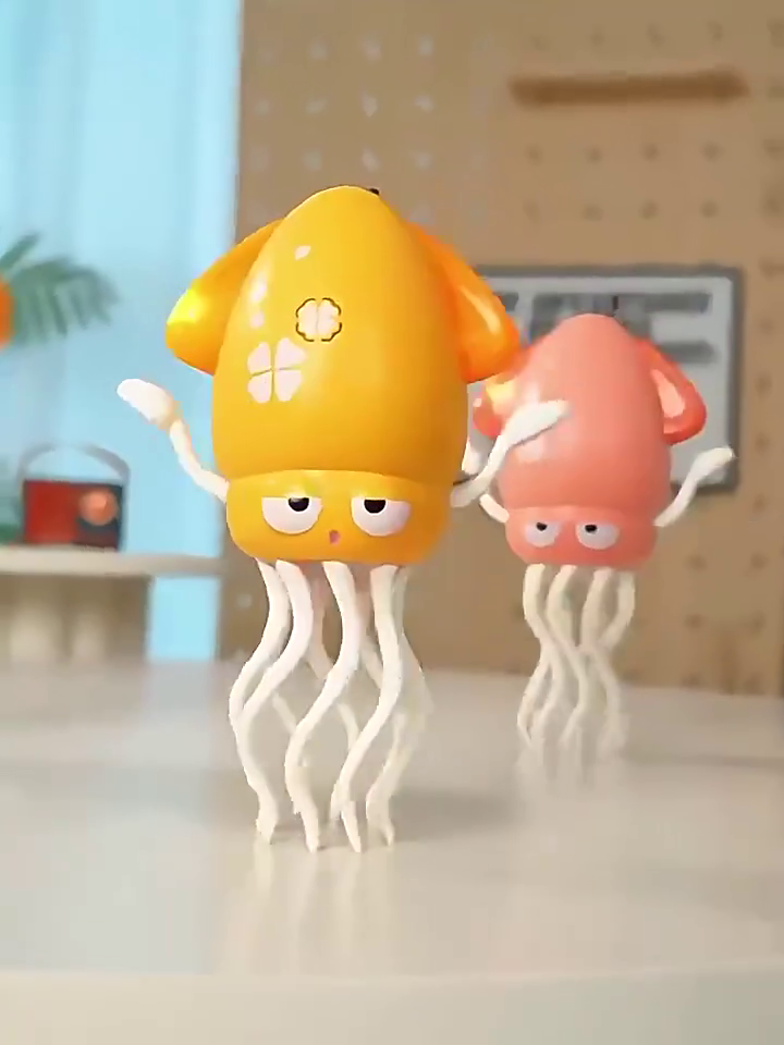 Adorable Dancing Squid Toy – Lights, Music & Movement!