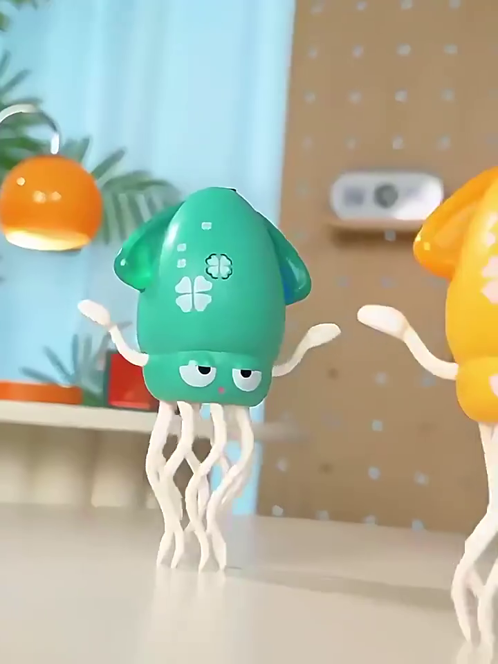 Adorable Dancing Squid Toy – Lights, Music & Movement!