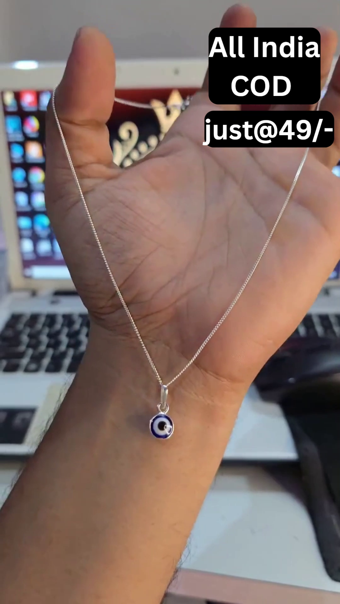 Elegant Evil Eye Pendant Necklace – Stylish Protection & Everyday Elegance