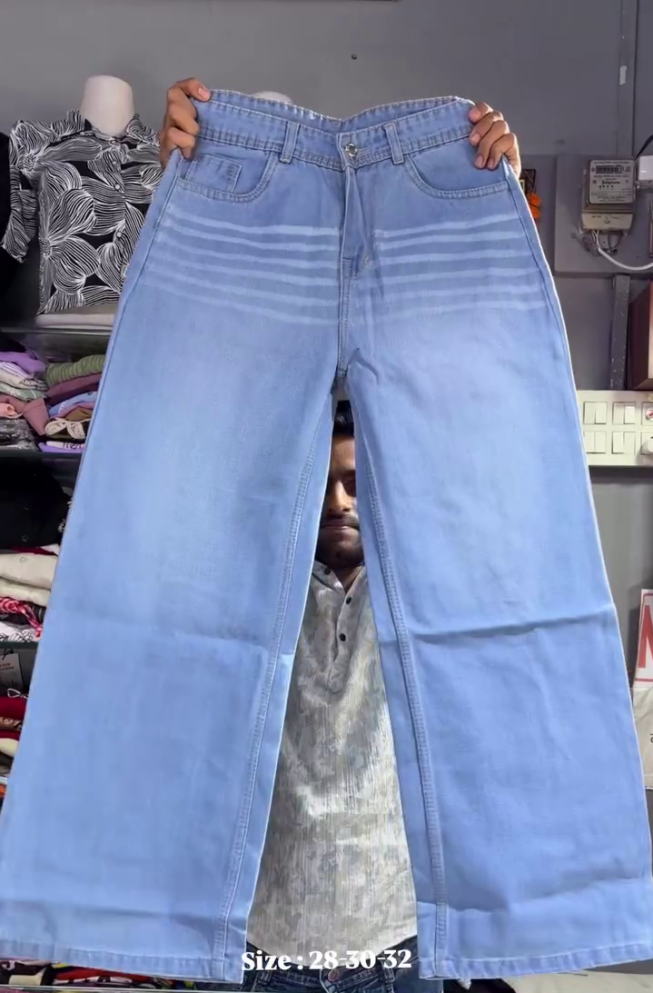 Women's High Waist Wide Leg Jeans | Classic Washed Blue Baggy Denim Pants for Casual, Streetwear & Everyday Style