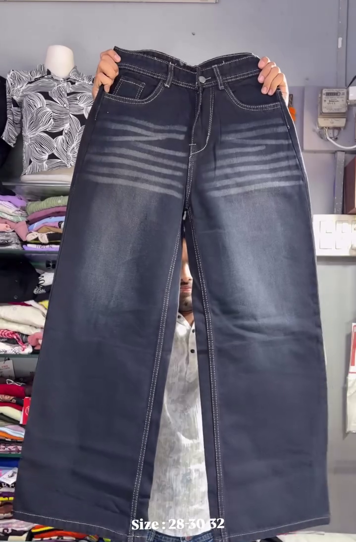 Women's High Waist Wide Leg Jeans | Classic Washed Blue Baggy Denim Pants for Casual, Streetwear & Everyday Style