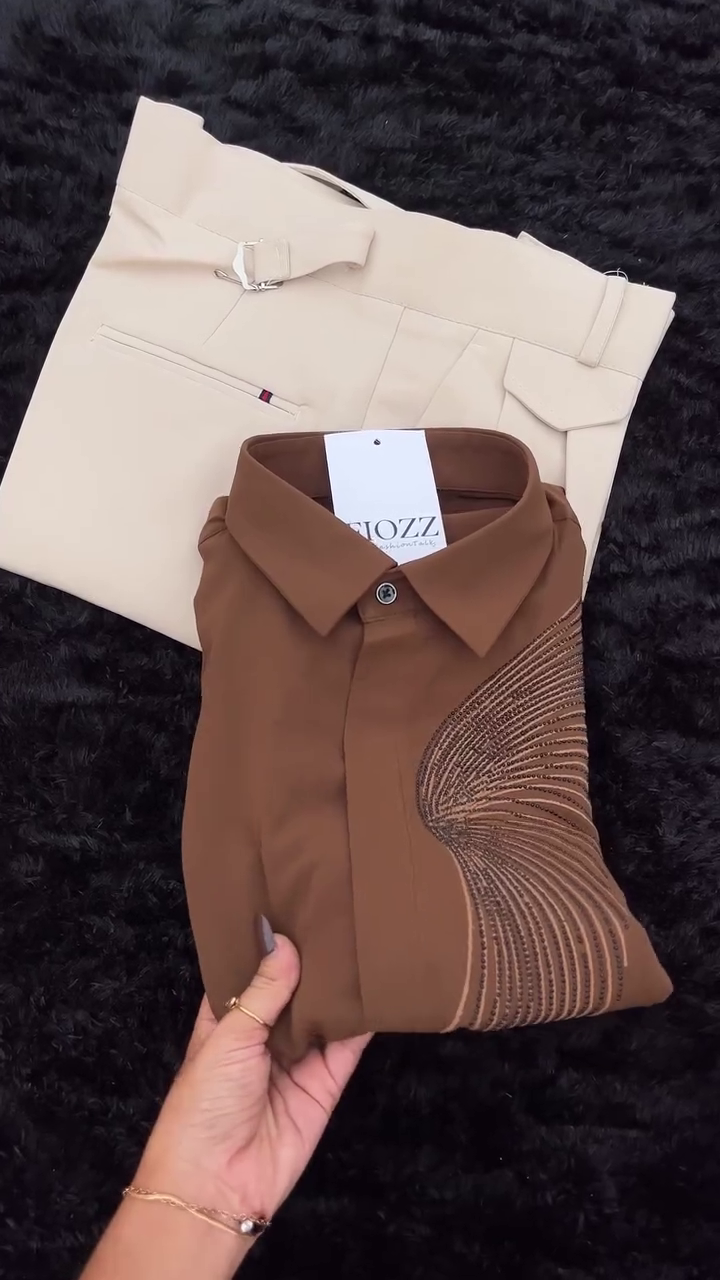 Men’s Premium Shirt & Trouser Co-Ord Set – Stylish, Comfortable & Modern Outfit for Casual, Party and Everyday Wear