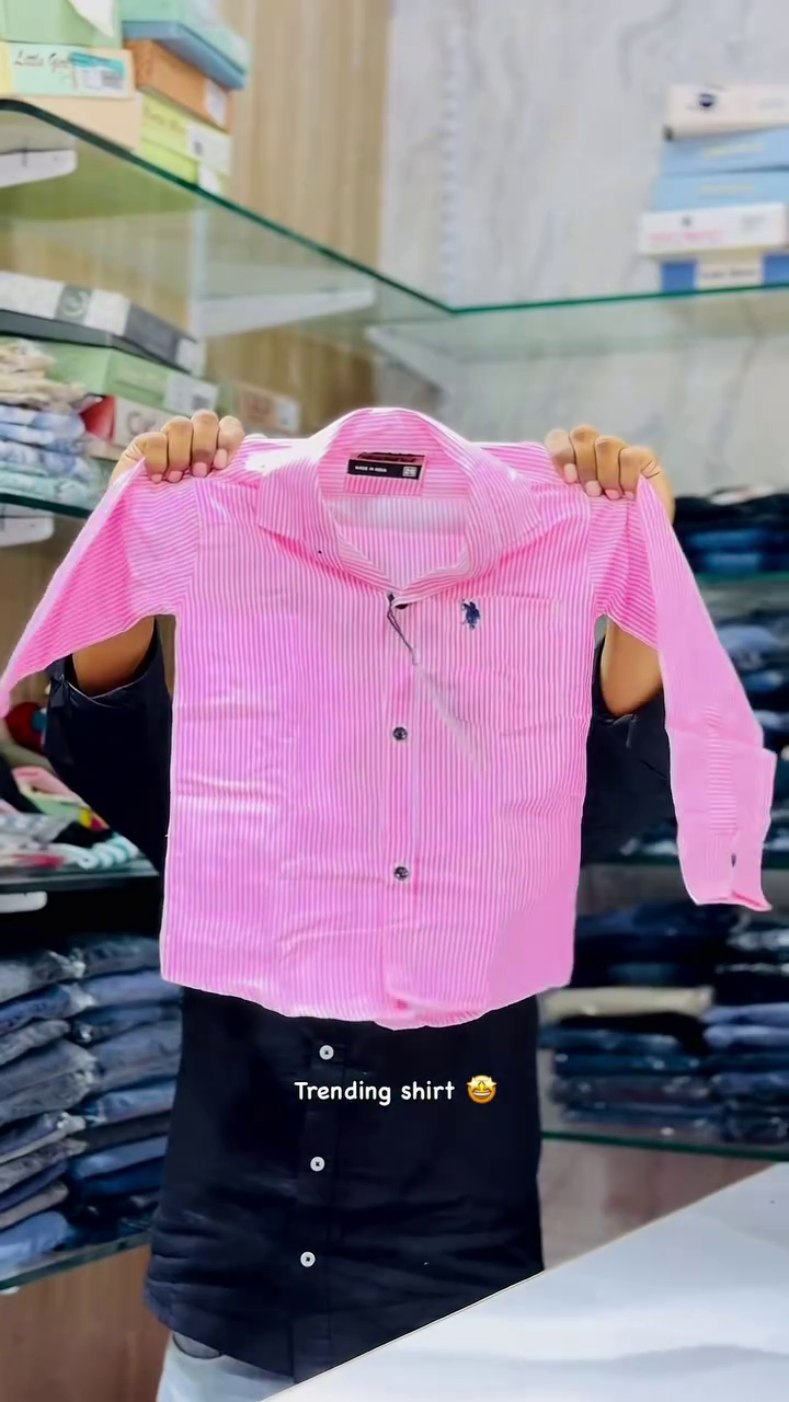 Trendy Kids Full-Sleeve Striped Shirts – Stylish & Comfortable Everyday Wear