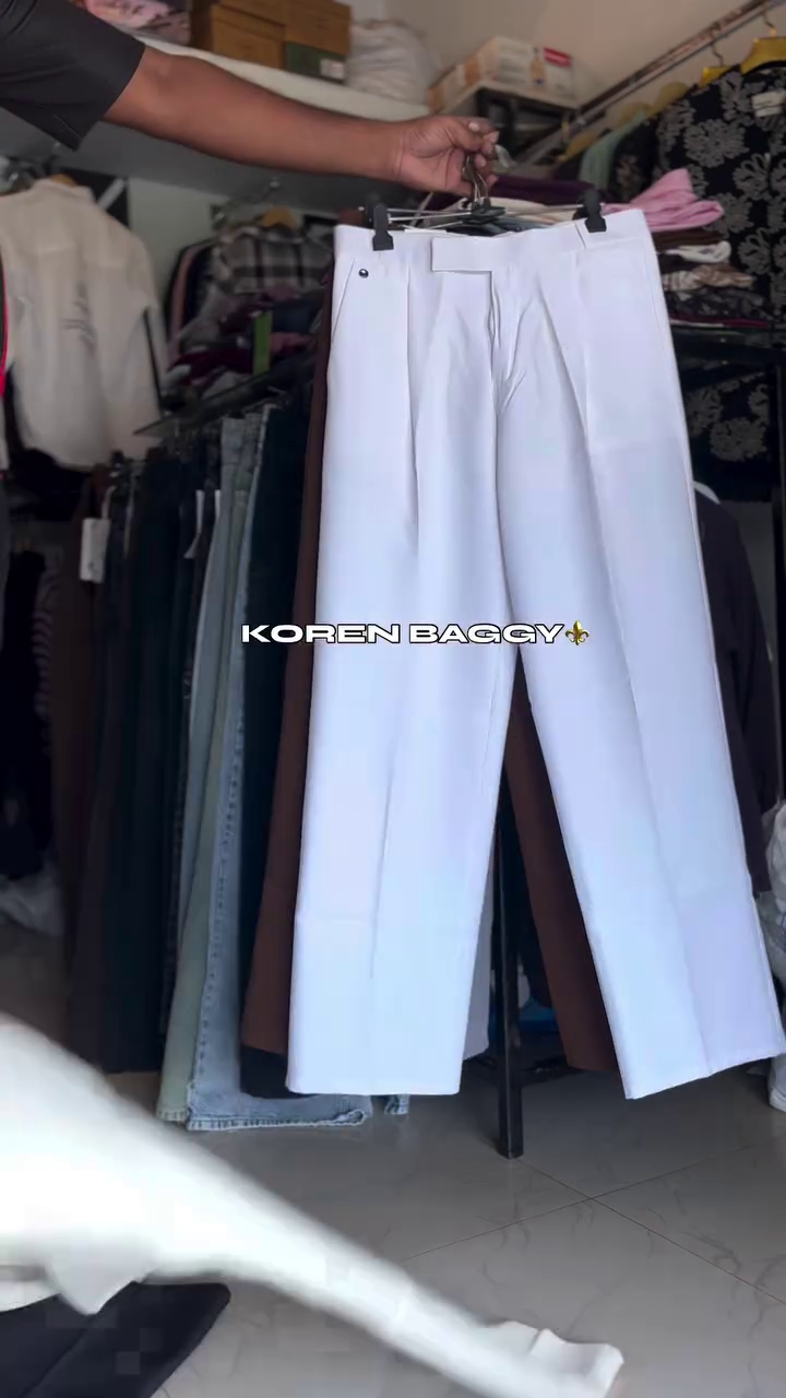 Korean Style Baggy Formal Trousers for Men | Trendy Minimalist Fashion