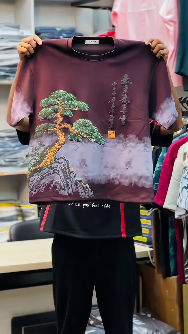 Trendy Japanese Art Graphic Oversized T-Shirt for Men | Premium Streetwear